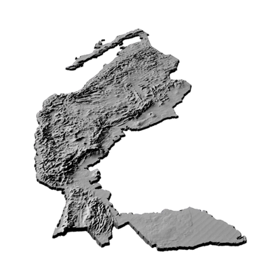 Mexico Terrain design preview, countries & world