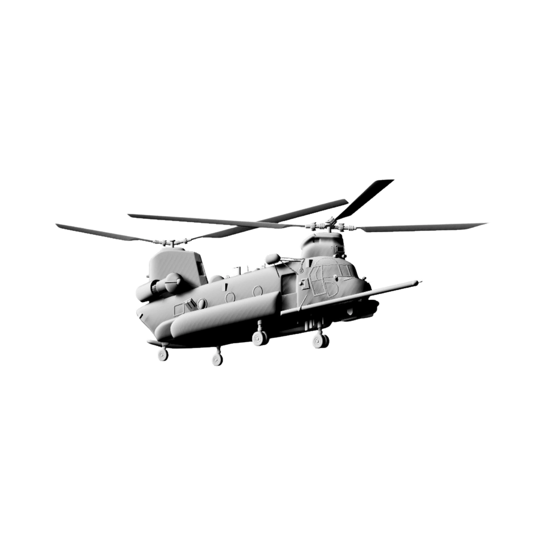 MH-47 Helicopter STL file for digital crafting, LightBurn and Vectric ready