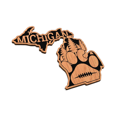 Michigan Football SVG file for laser cutting and CNC routing, LightBurn and Vectric ready