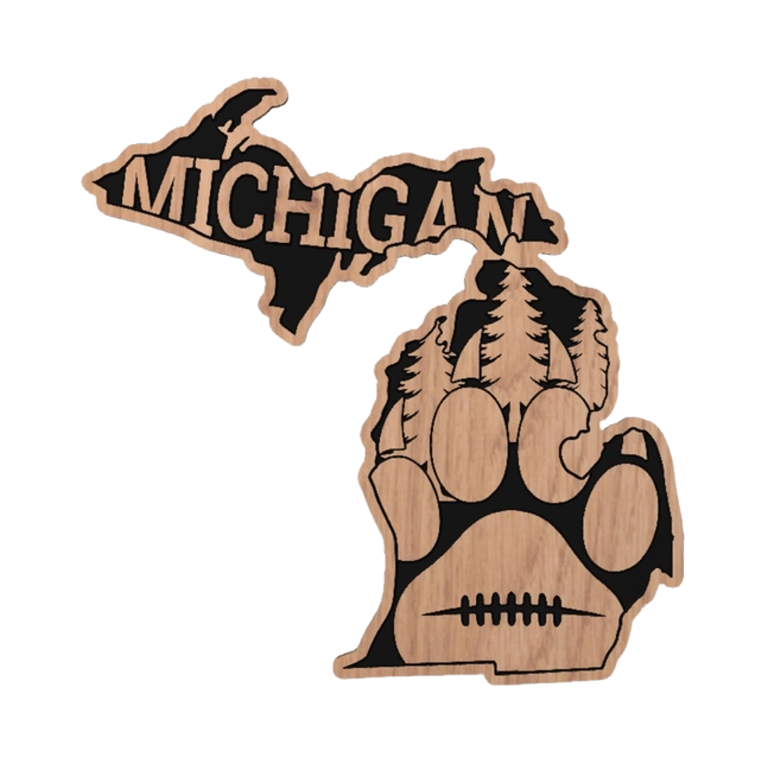 Michigan Football SVG file included with instant download