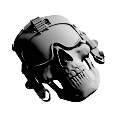 Aviation Helmet Skull design preview, other military
