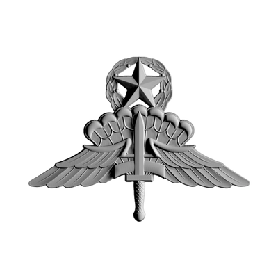 Military Free Fall Wings 3D STL file for 3D printing and CNC routing, LightBurn and Vectric ready