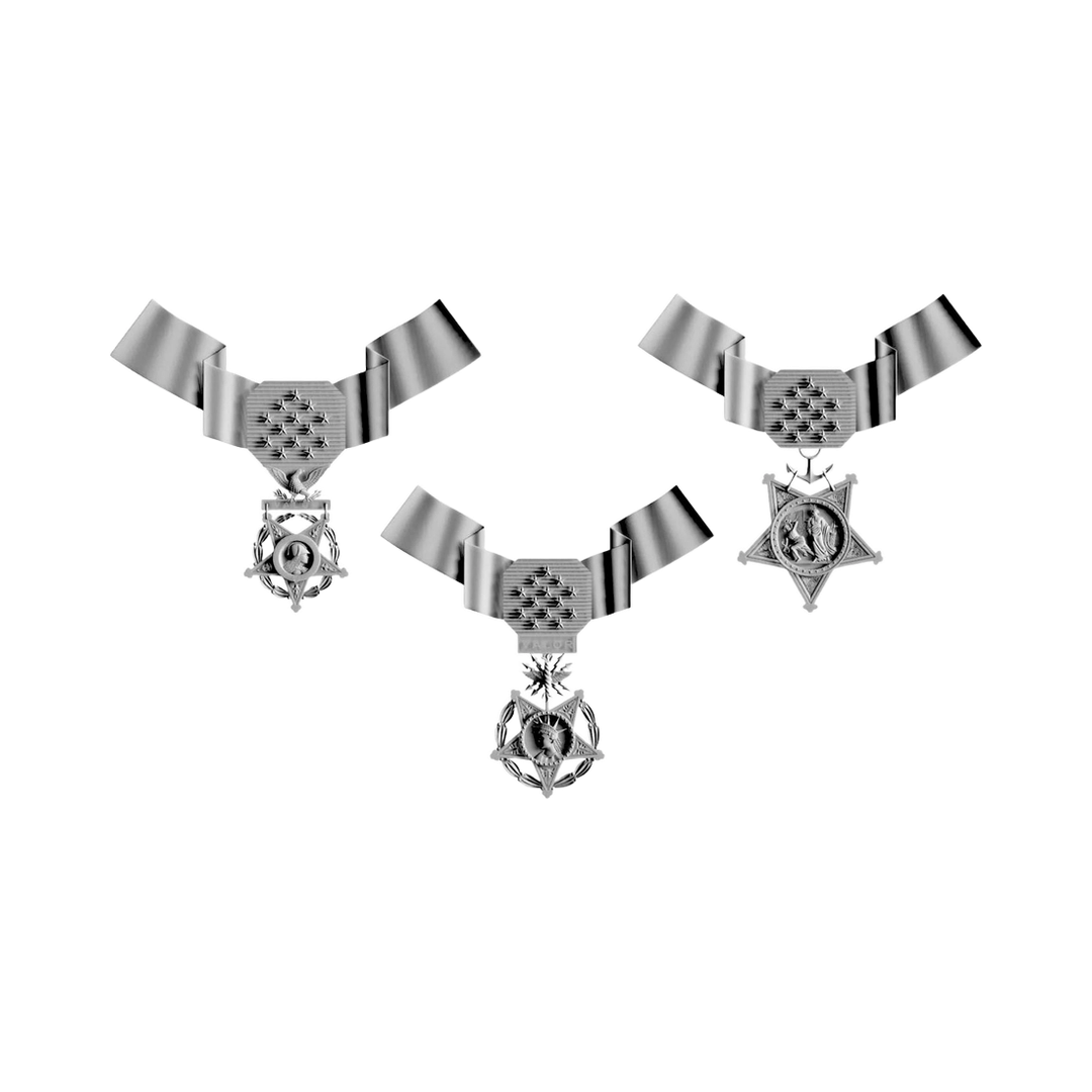 Military Medal of Honor Bundle STL file for 3D printing and CNC routing, LightBurn and Vectric ready