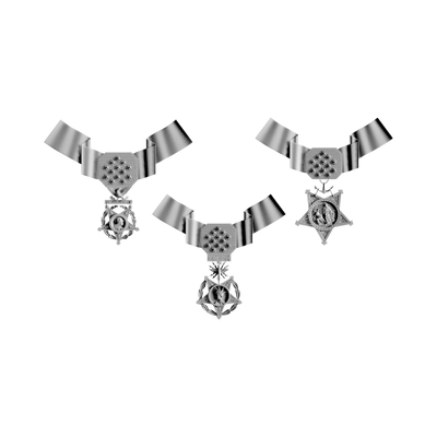 Military Medal of Honor Bundle STL file for 3D printing and CNC routing, LightBurn and Vectric ready