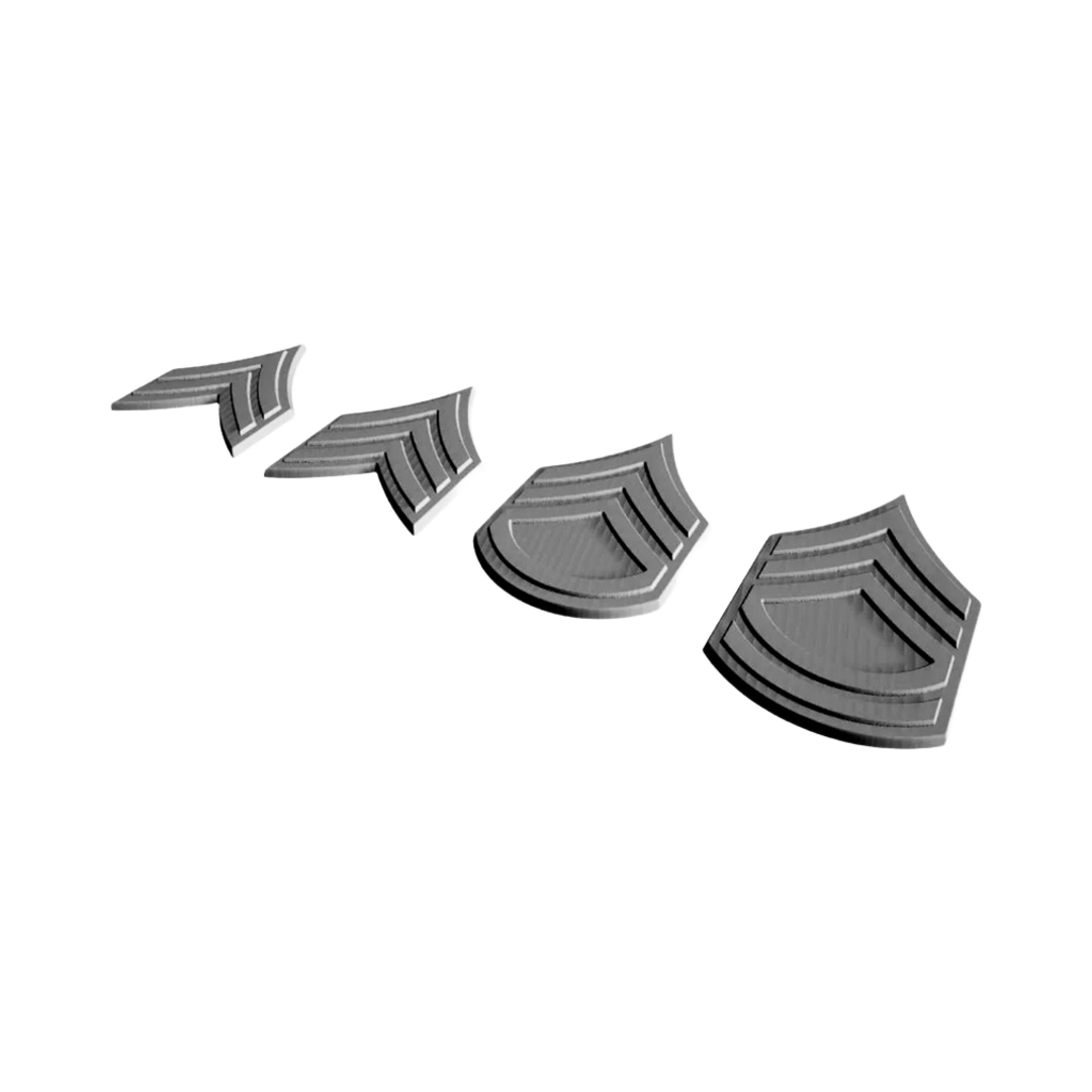 U.S. Army NCO Ranks design preview, patches, badges & insignia