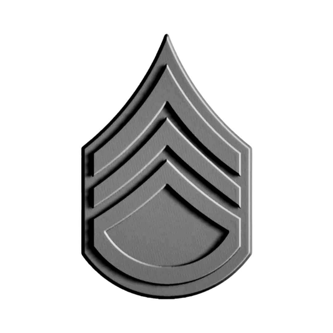 U.S. Army NCO Ranks compatible with LightBurn and Vectric