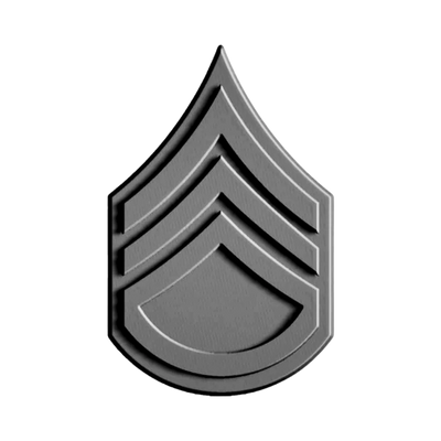 U.S. Army NCO Ranks compatible with LightBurn and Vectric