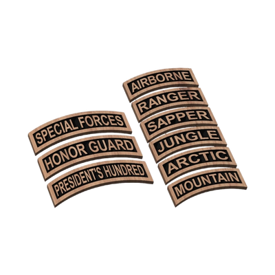Military Skill Tabs design preview, patches, badges & insignia