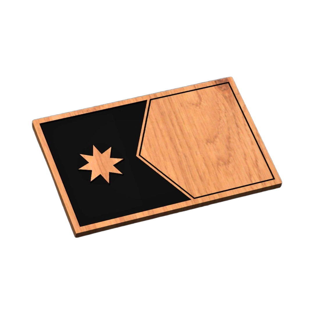 Minnesota State Flag SVG file for laser cutting and CNC routing, LightBurn and Vectric ready