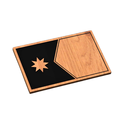Minnesota State Flag SVG file for laser cutting and CNC routing, LightBurn and Vectric ready