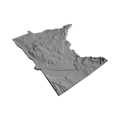 Minnesota Terrain Map design preview, maps & terrain
