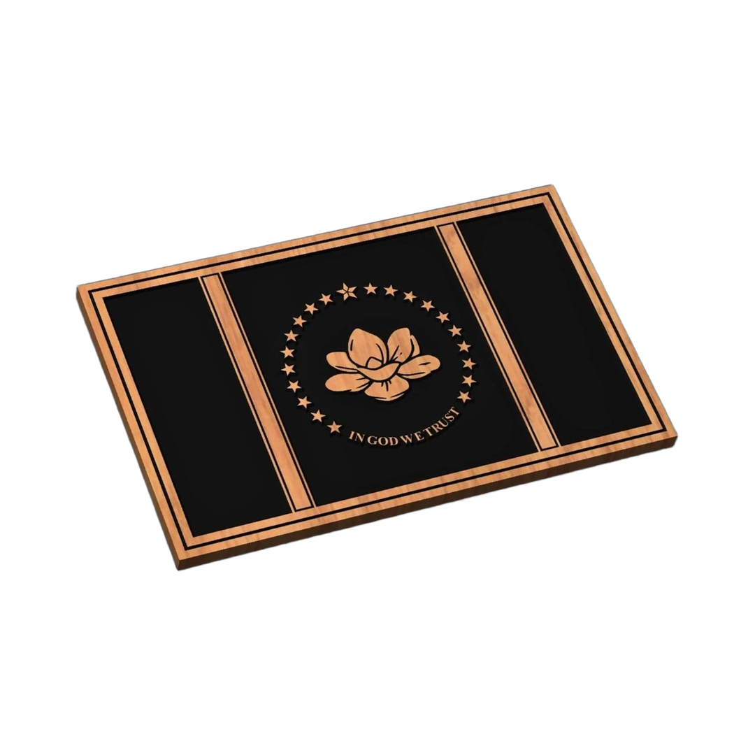 Mississippi State Flag SVG file for laser cutting and CNC routing, LightBurn and Vectric ready