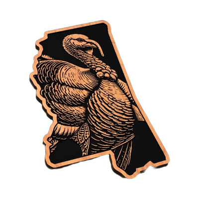 Mississippi Turkey Hunt SVG file for digital crafting, LightBurn and Vectric ready