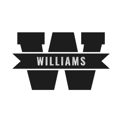 Monogram Family Name Sign A-Z vector cut file for makers
