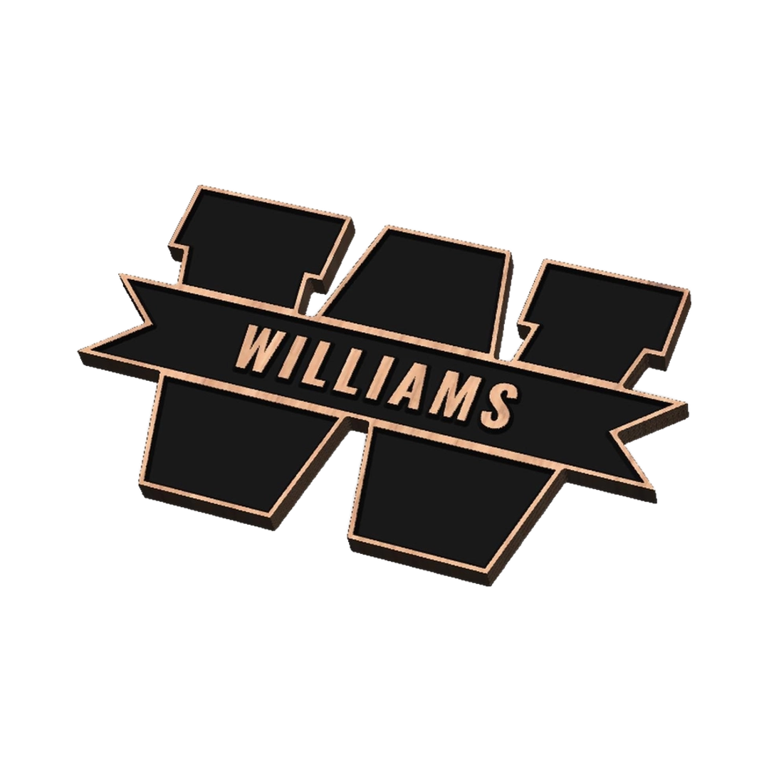 Monogram Family Name Sign A-Z mockup, home, signs & decor