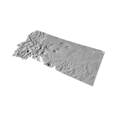 Montana Terrain Map design preview, countries & world
