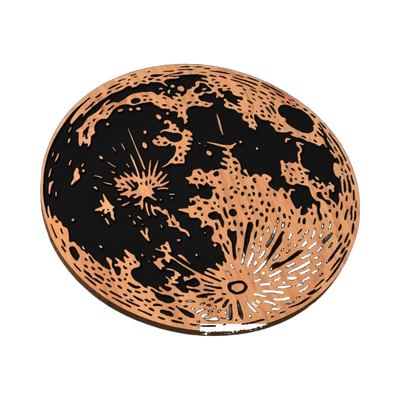 Moon SVG file for laser cutting and CNC routing, LightBurn and Vectric ready