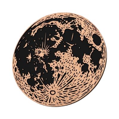 Full Moon design preview, celestial & mandala