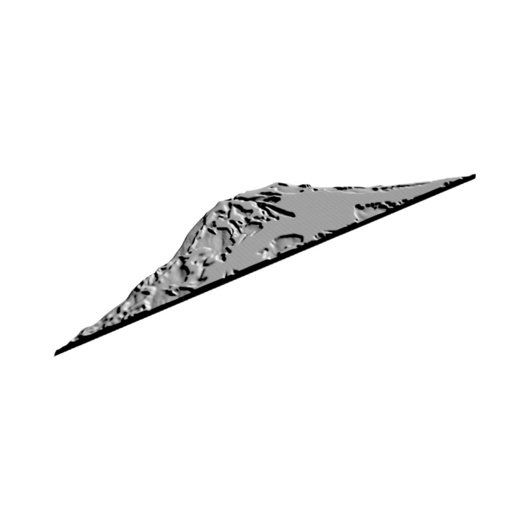 Mount Rainier (Front View) design preview, national parks
