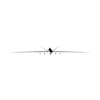 MQ-9 Reaper Drone STL file for 3D printing and CNC routing, LightBurn and Vectric ready