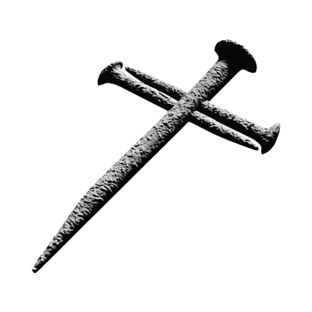 Three Nail Cross design preview, religious & faith