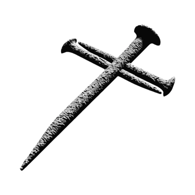 Three Nail Cross design preview, religious & faith