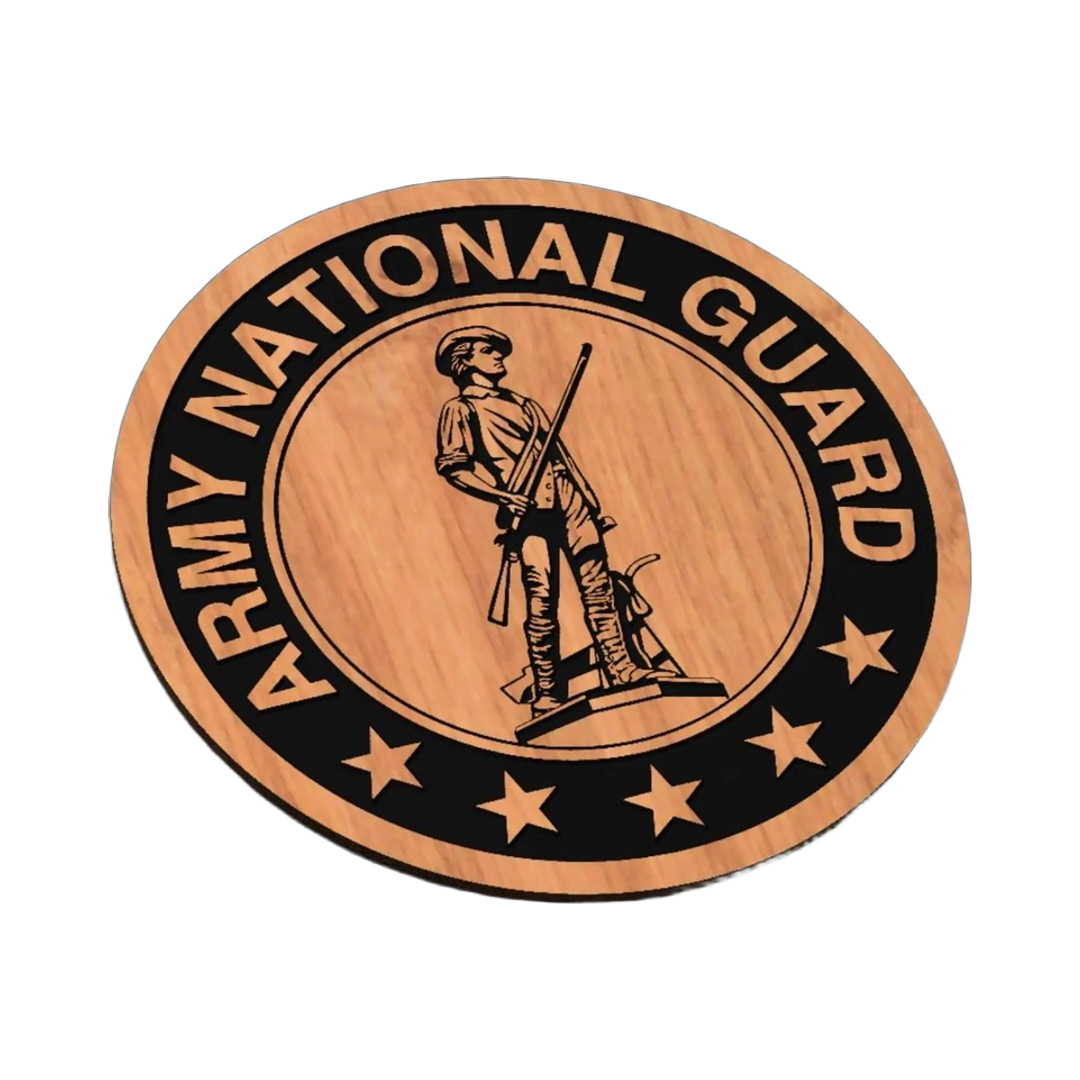 National Guard Military SVG file for laser cutting and CNC routing, Glowforge and LightBurn ready