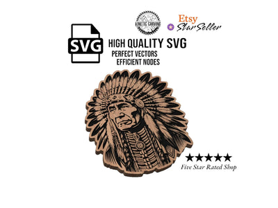 Native American Chief design preview, cultural & heritage