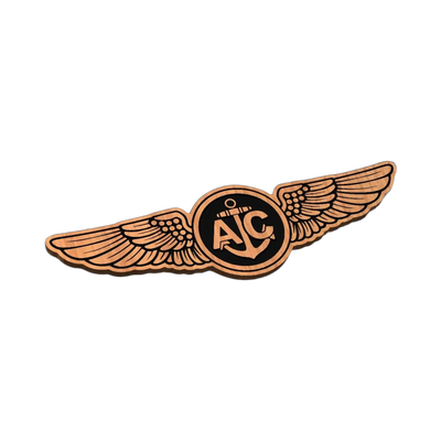 Naval Aircrew Wings SVG file for laser cutting and CNC routing, LightBurn and Vectric ready