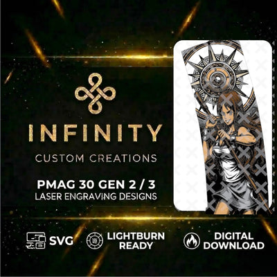 Navigator of the Grand Line MAG Laser Engraving Design design preview, pmag designs