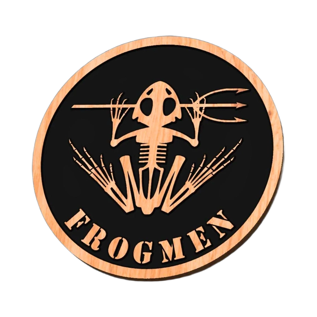 Navy SEAL Frogmen Bundle detail view, ready for laser cutting and CNC routing