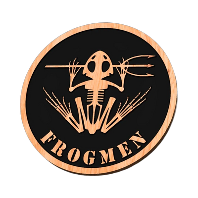 Navy SEAL Frogmen Bundle detail view, ready for laser cutting and CNC routing