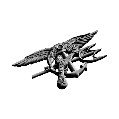 Navy SEAL Trident detail view, ready for digital crafting