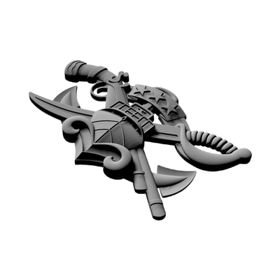 Special Warfare Combat Crewmen Badge STL file included with instant download