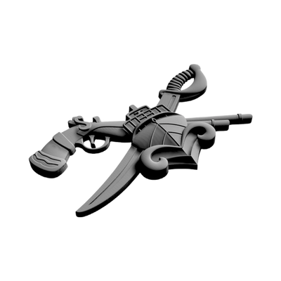 Special Warfare Combat Crewmen Badge compatible with LightBurn and Vectric