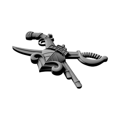 Special Warfare Combat Crewmen Badge mockup, navy