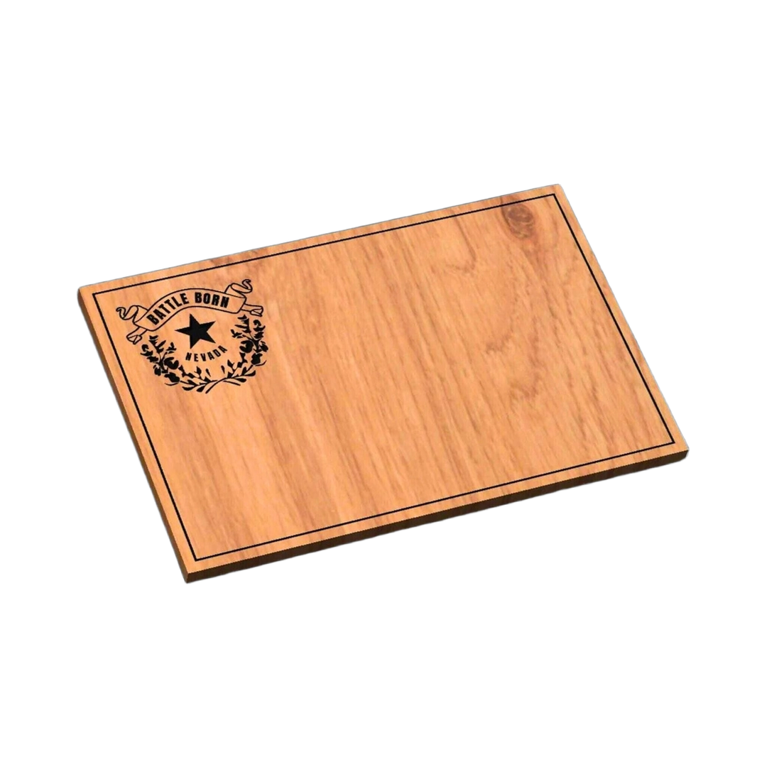 Nevada State Flag SVG file for laser cutting and CNC routing, LightBurn and Vectric ready