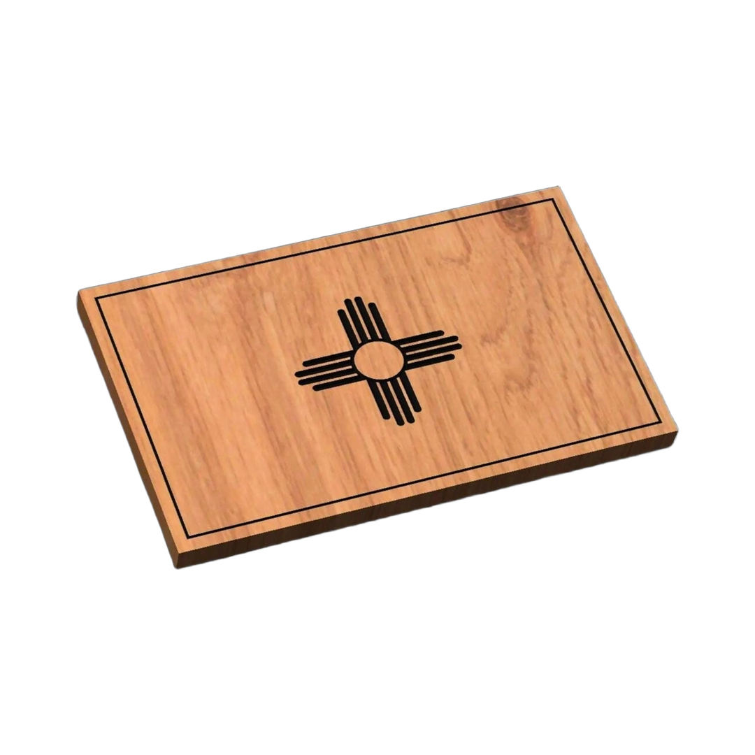 New Mexico State Flag SVG file for laser cutting and CNC routing, LightBurn and Vectric ready