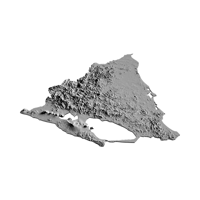 Nicaragua Terrain Map design preview, countries & world