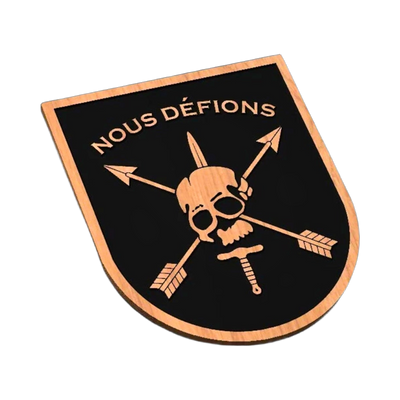 Nous Defions SVG file for laser cutting and CNC routing, LightBurn and Vectric ready
