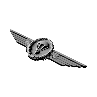 German Military Jump (Airborne) Wings detail view, ready for 3D printing and CNC routing