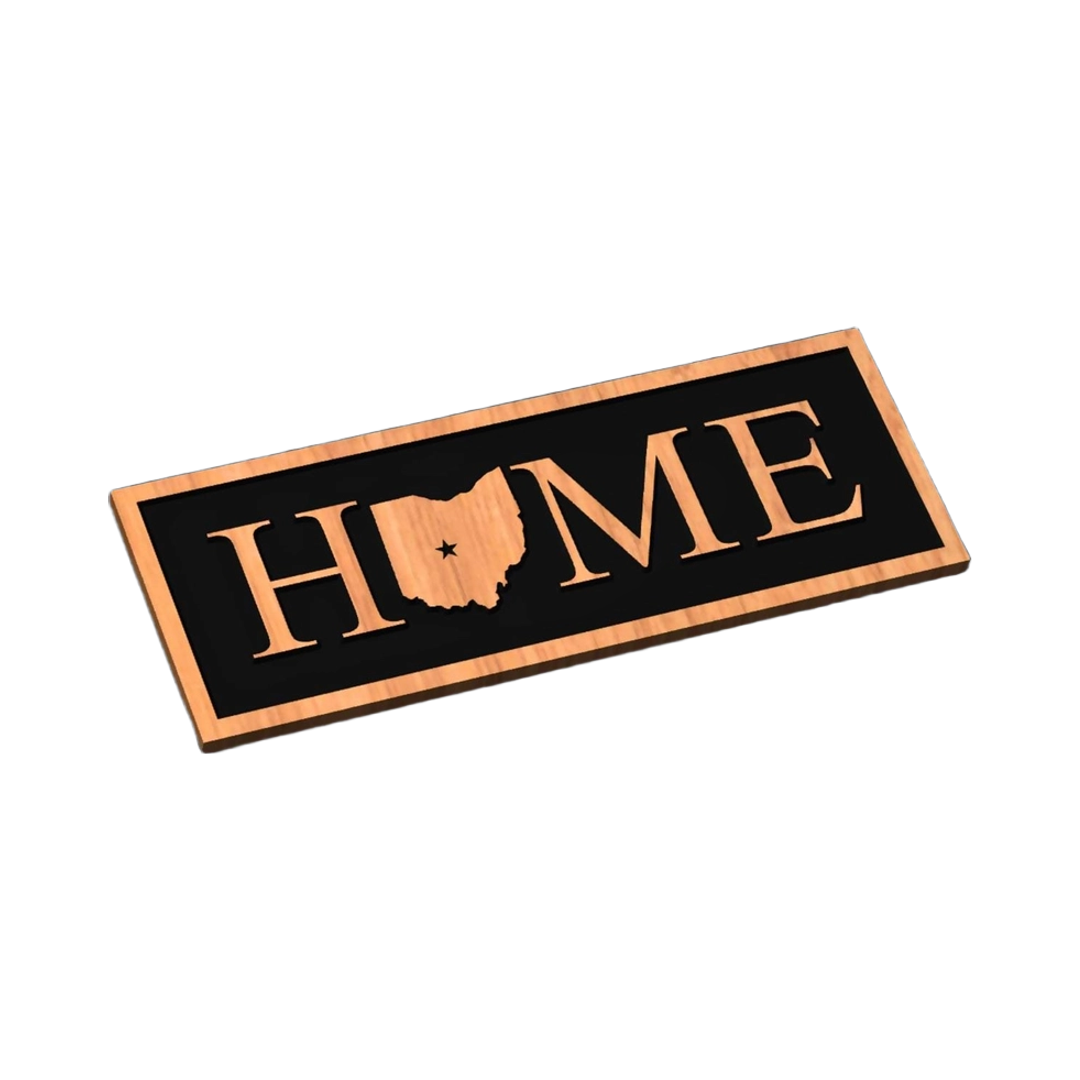Ohio HOME Design SVG file included with instant download