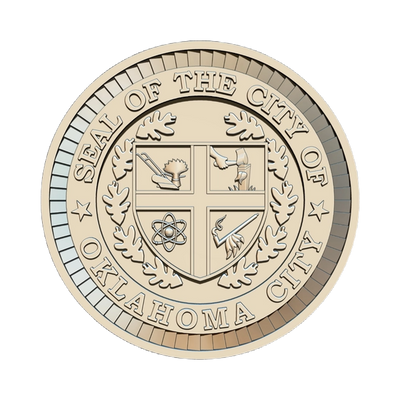 Oklahoma City Seal STL file for digital crafting, LightBurn and Vectric ready