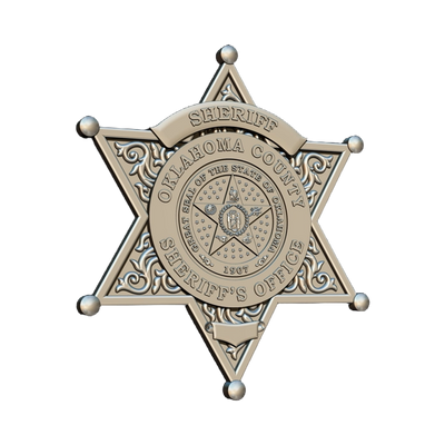 Oklahoma County Sheriff Badge design preview, patches, badges & insignia
