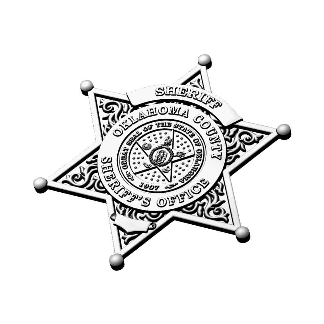 Oklahoma State Sheriff Badge design preview, police