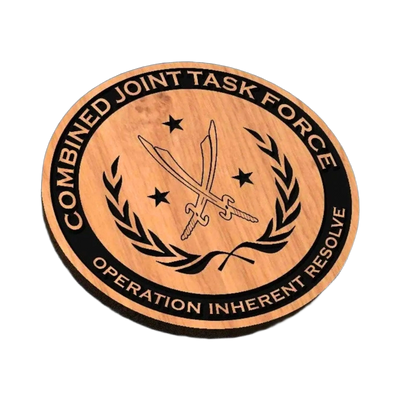 Operation Inherent Resolve (OIR) SVG file for laser cutting and CNC routing, LightBurn and Vectric ready