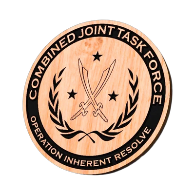 Operation Inherent Resolve (OIR) design preview, patches, badges & insignia