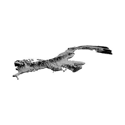 Panama Terrain Map design preview, countries & world