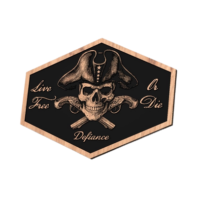 Patriot Skull design preview, skulls & skeletons