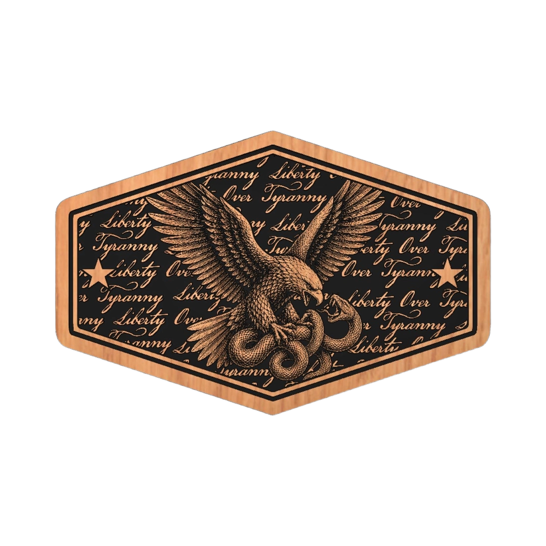 Patriotic Liberty Snake Eagle design preview, patriotic & americana